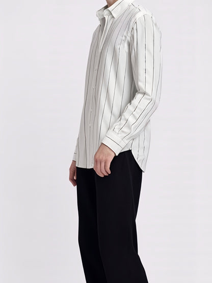 NI VELVET STRIPES SHIRT