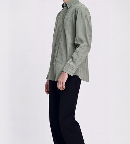NI VELVET STRIPES SHIRT
