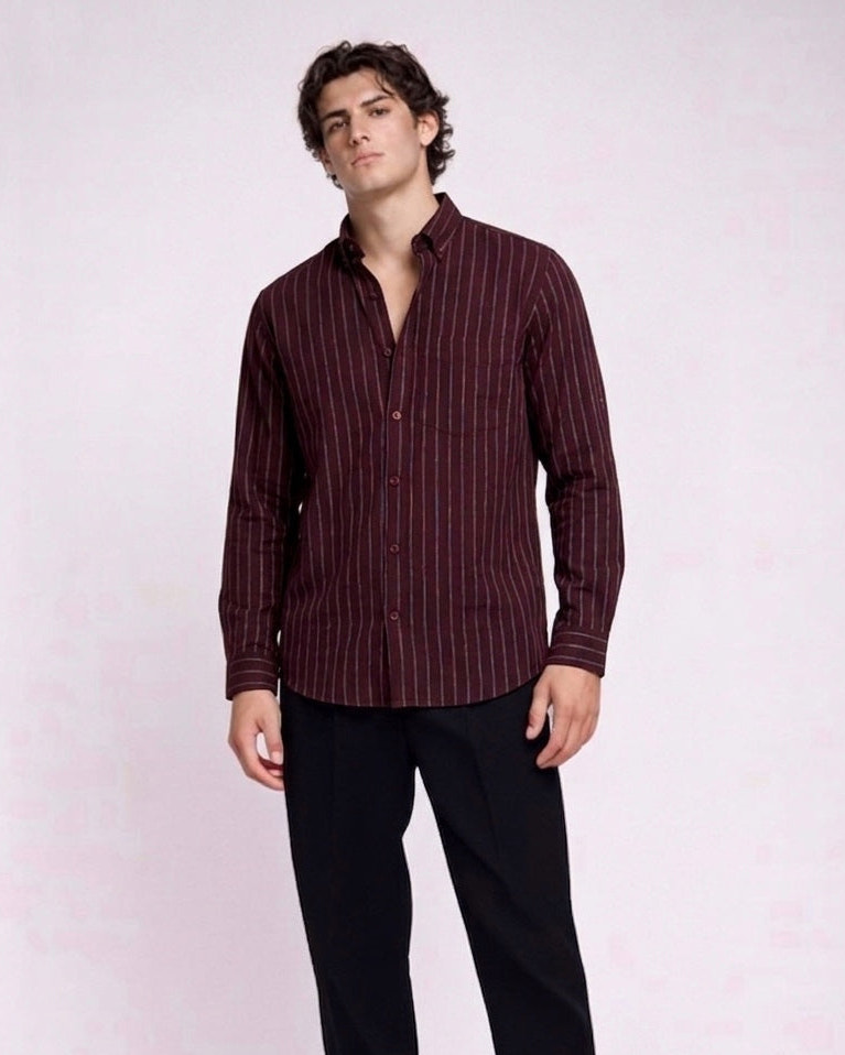 NI LINEN STRIPES SHIRT