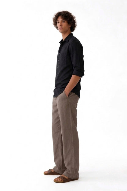 Loose Fit Linen Pant (44cm)