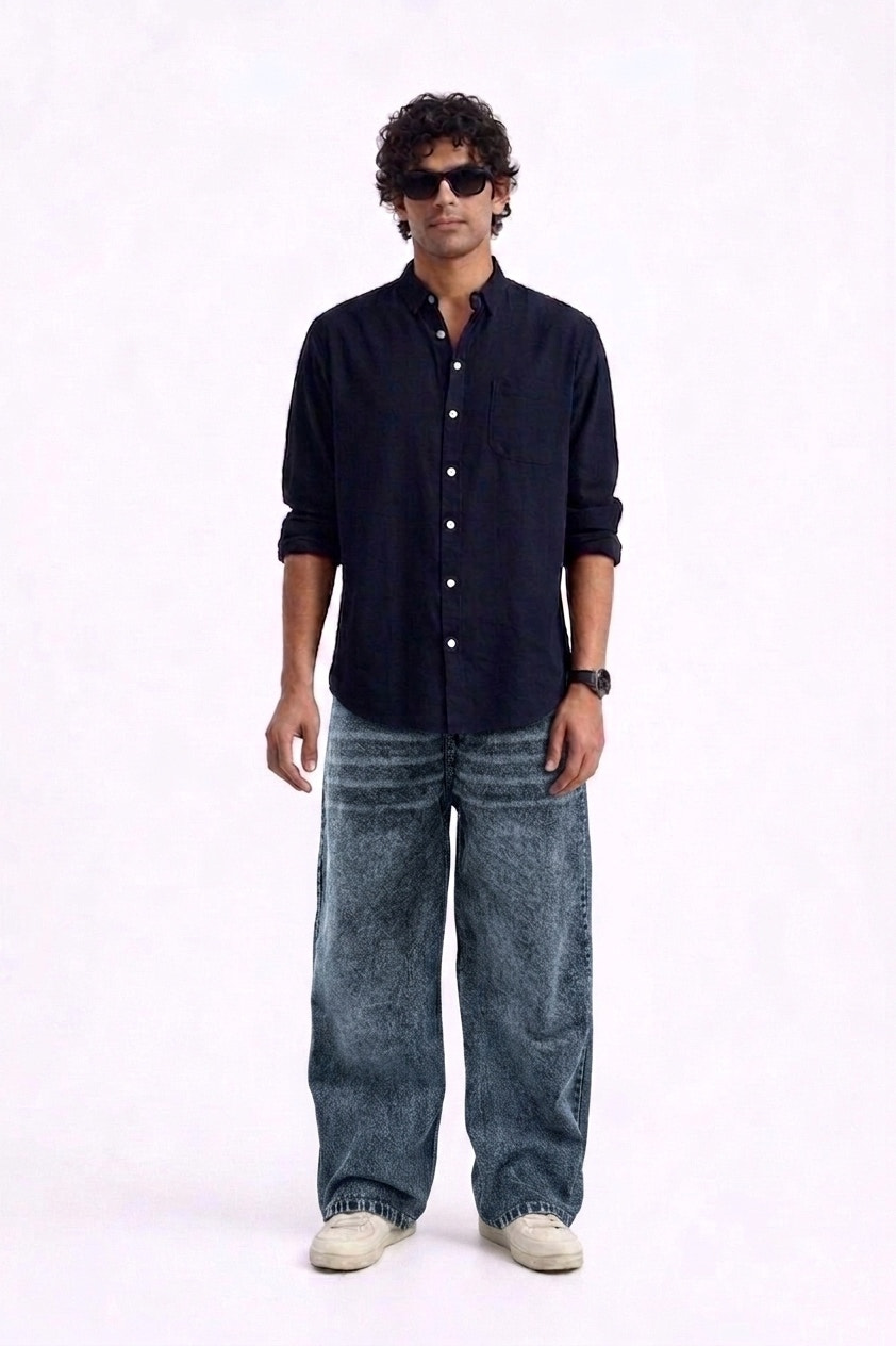 Semi Wide Leg Jeans