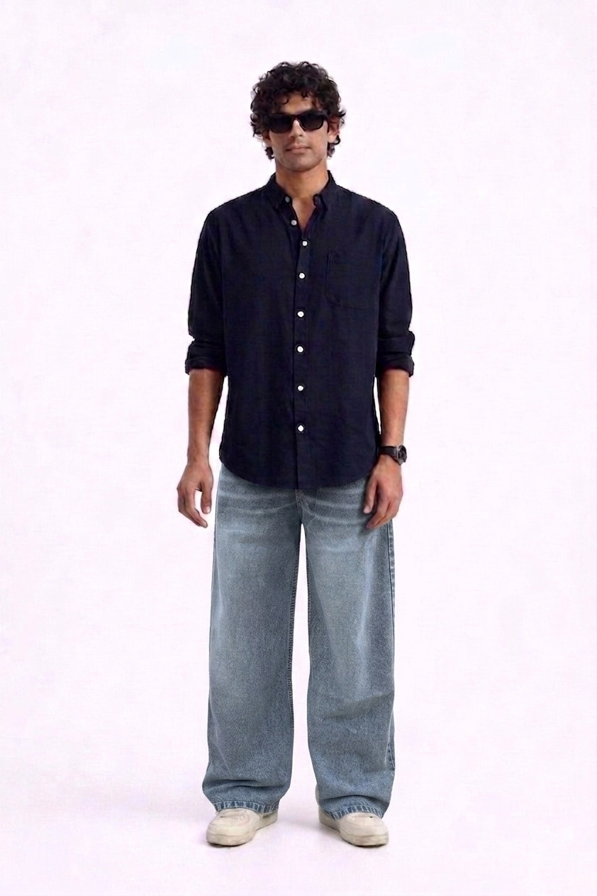 Semi Wide Leg Jeans