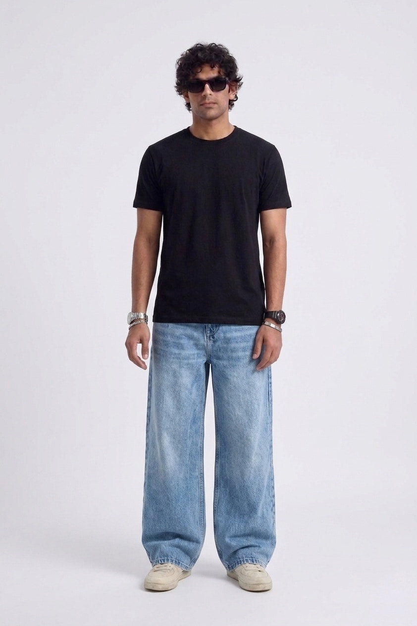 Semi Wide Leg Jeans