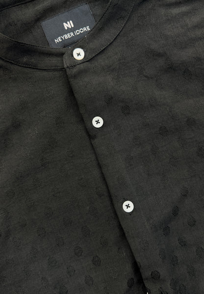 Chinese Coaller Embroidery Shirt