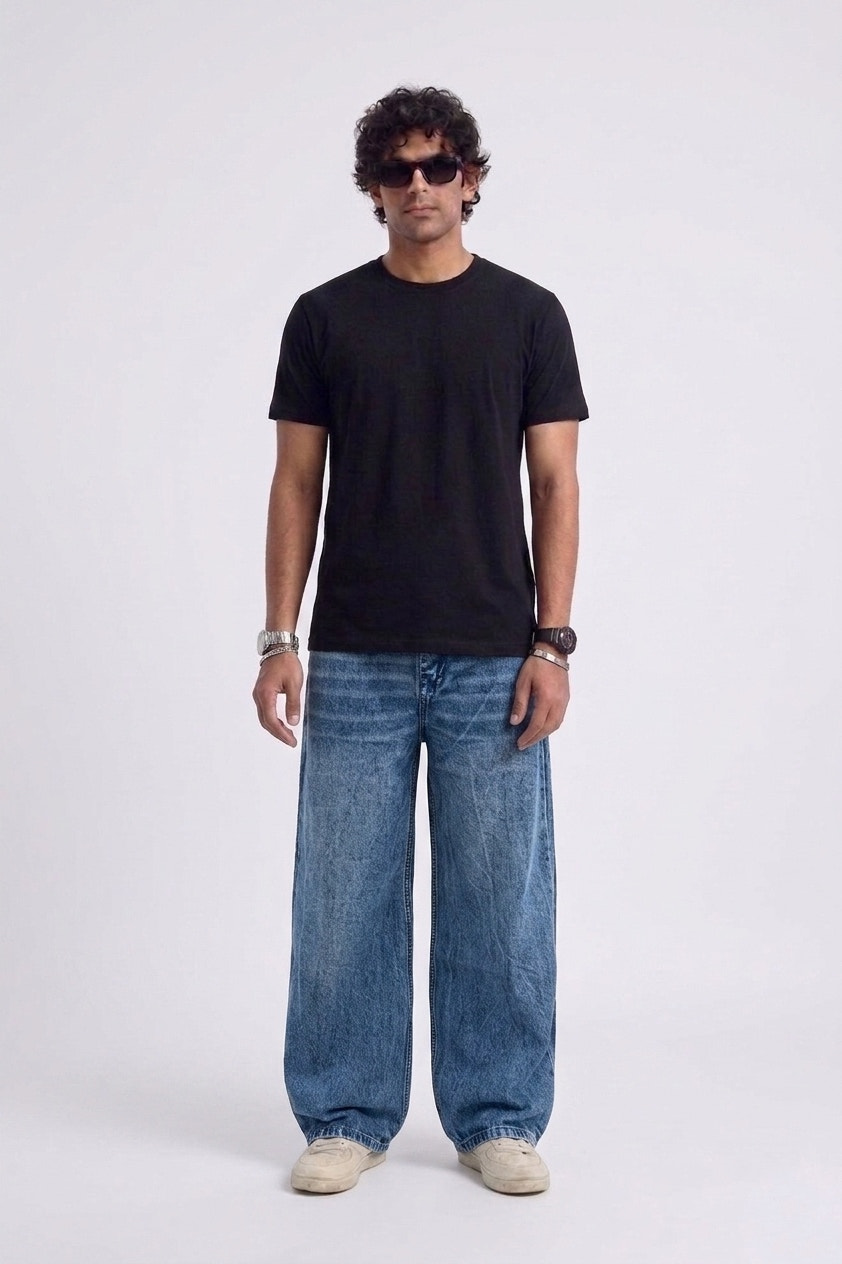 Semi Wide Leg Jeans