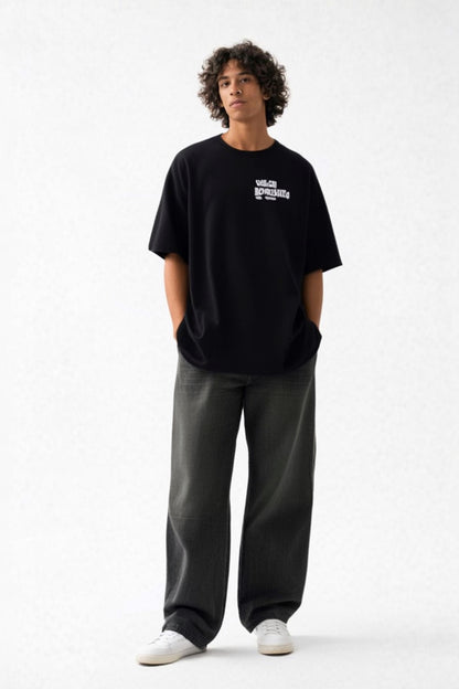 Wide-Leg Denim Jeans