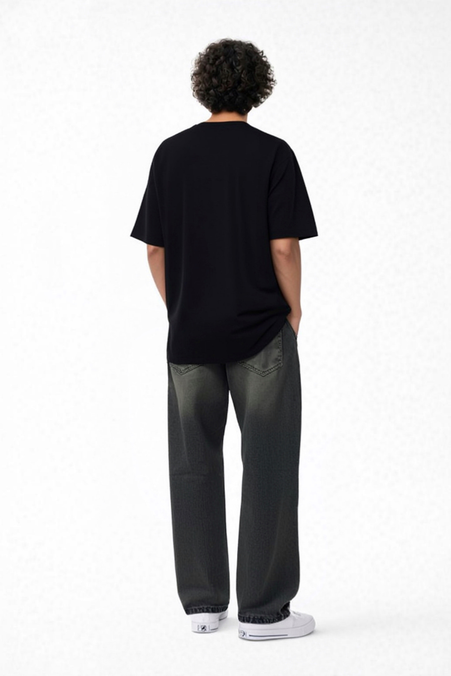 Wide-Leg Denim Jeans