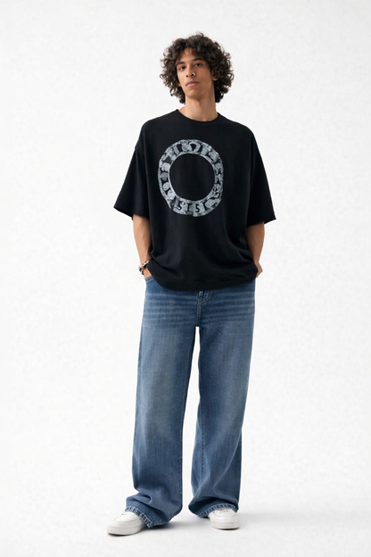 Wide-Leg Denim Jeans