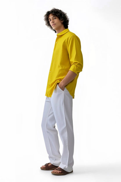 Loose Fit Linen Pant