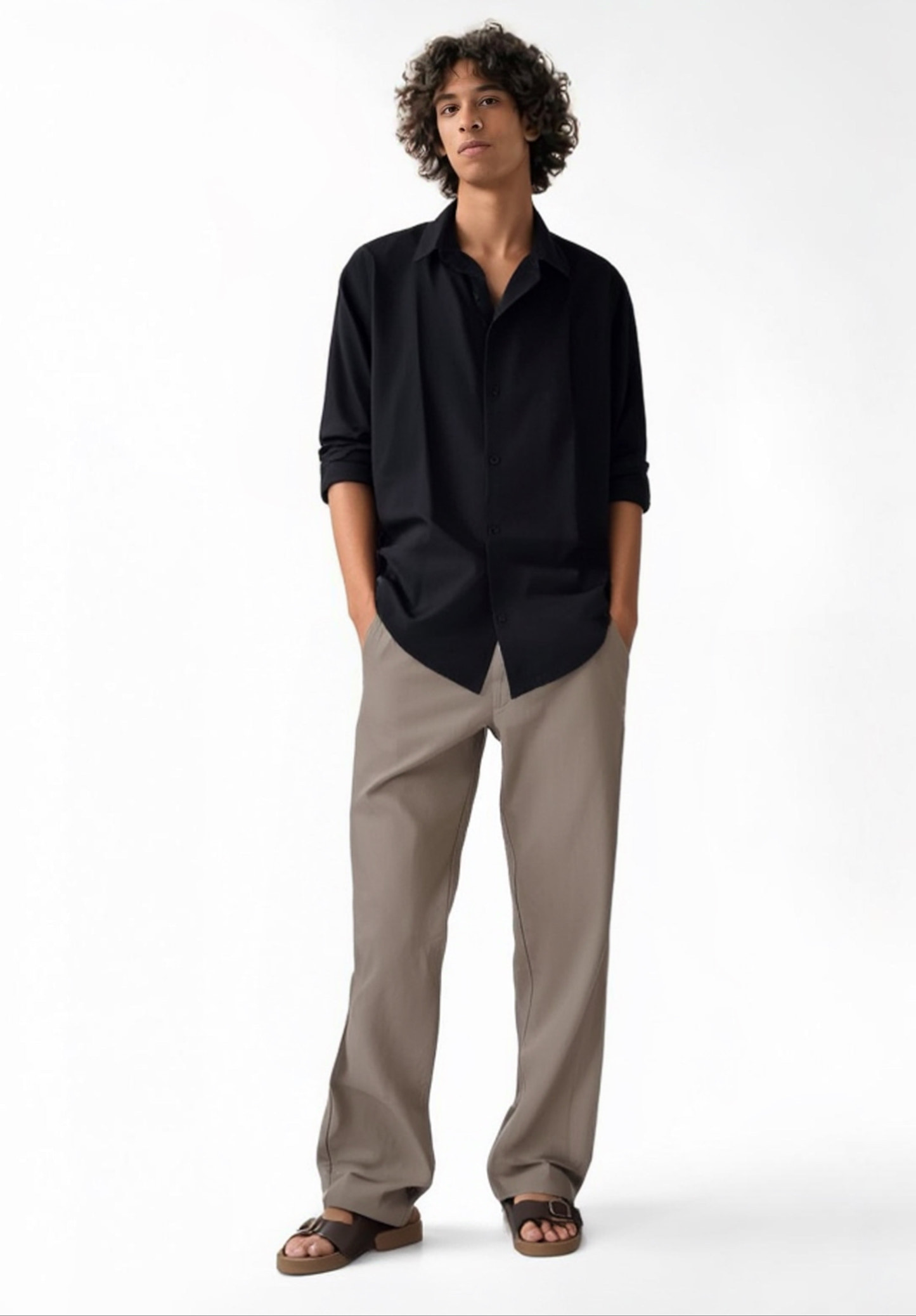Loose Fit Linen Pant