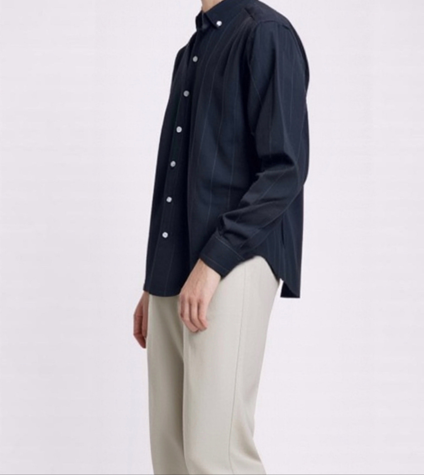 NI VELVET STRIPES SHIRT