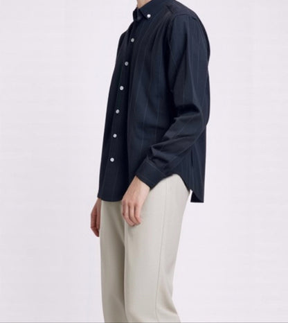 NI VELVET STRIPES SHIRT