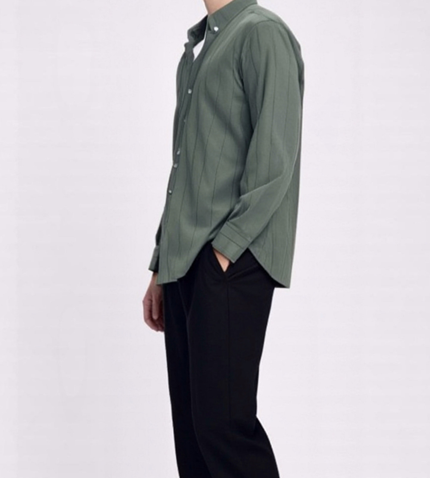 NI VELVET STRIPES SHIRT