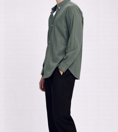 NI VELVET STRIPES SHIRT