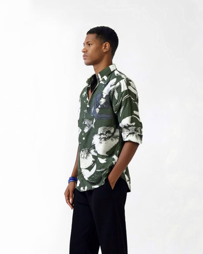 FLORAL PRINTED  SHIRT