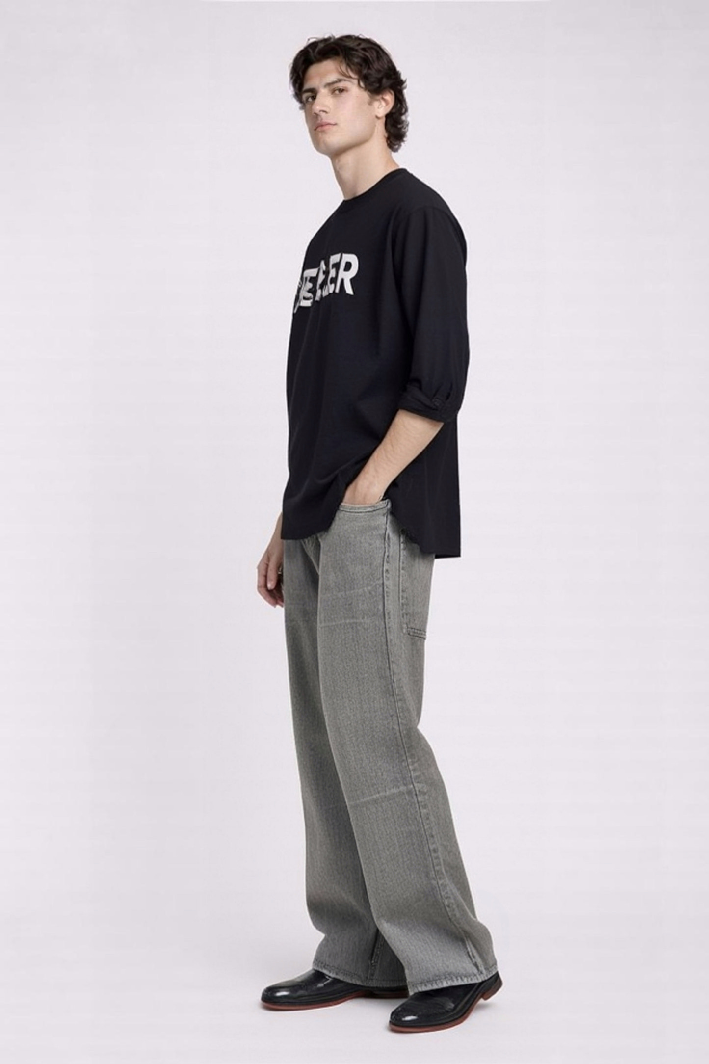 super wide leg jeans